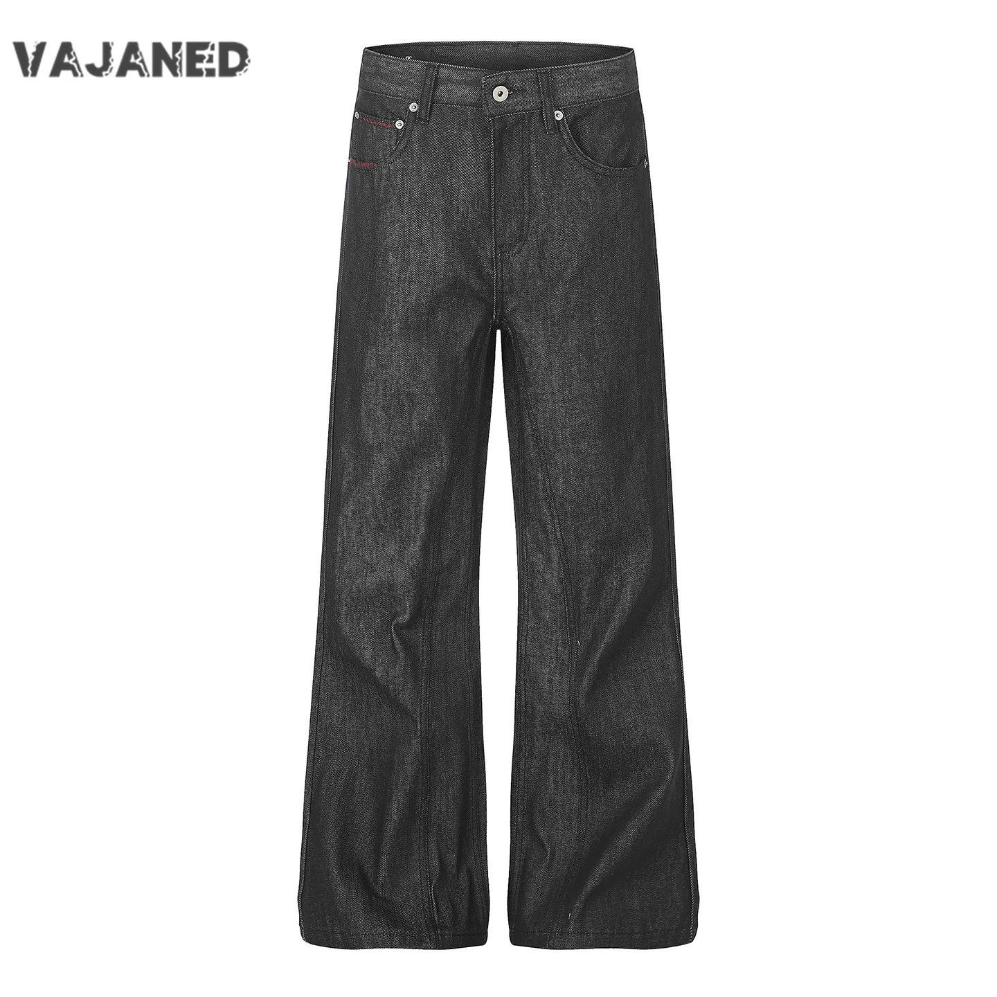 VAJANED American retro hand-stitched original color jeans for men and women straight loose high street Y2K black jeans trousers
VAJANED American retro hand-stitched original color jeans for men and women straight loose high street Y2K black jeans trousers