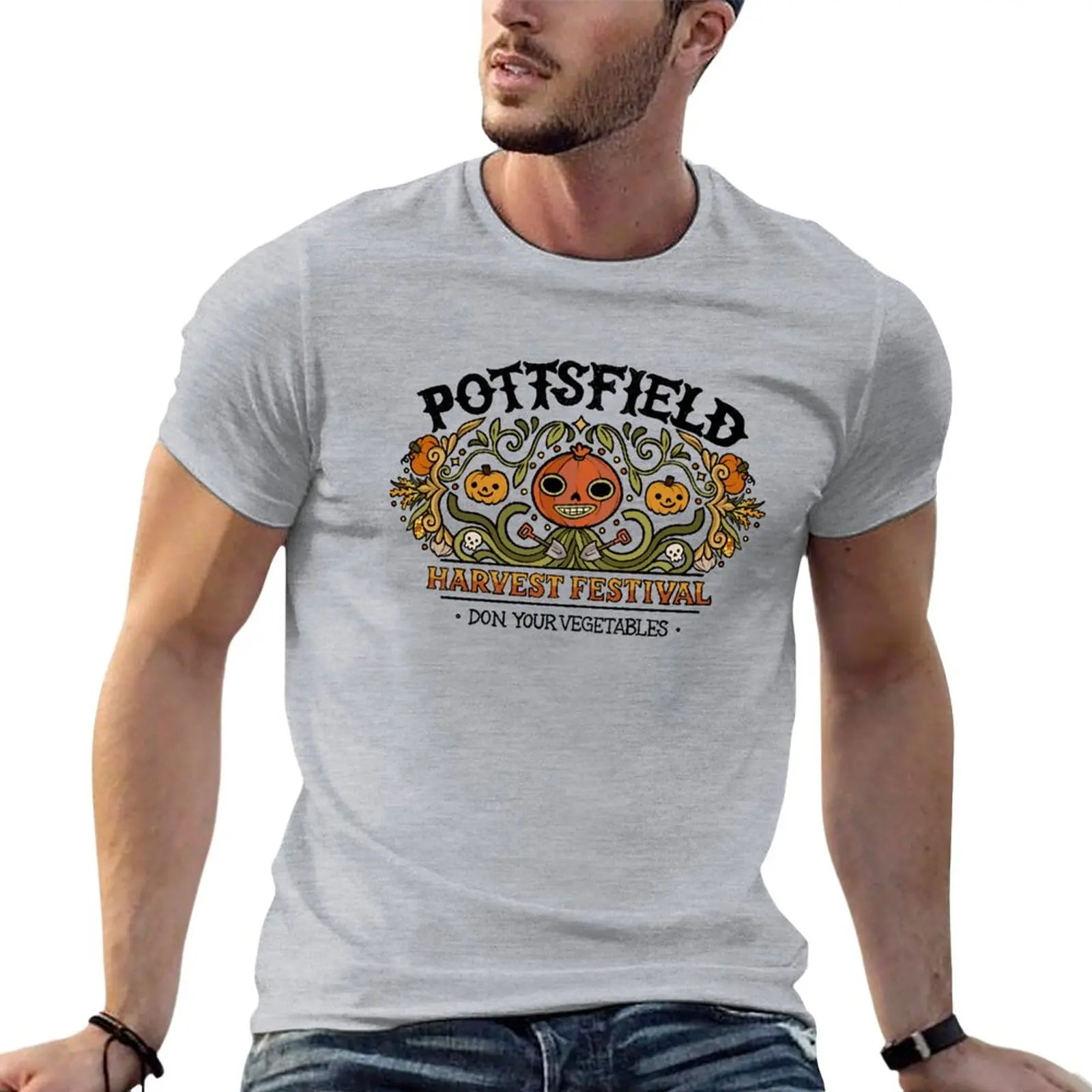 Pottsfields Funny Harvests Festivals T-Shirt sports fans summer top T-shirts for men cotton
Pottsfields Funny Harvests Festivals T-Shirt sports fans summer top T-shirts for men cotton