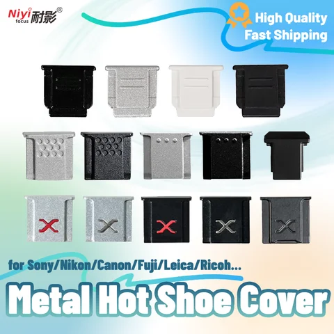 Camera Accessories Hot Shoe Cover Flash Camera Hot Shoe Cap Metal Cold Shoe Cover for Canon R10 Fujifilm XT3 Nikon ZFC Sony A7M4