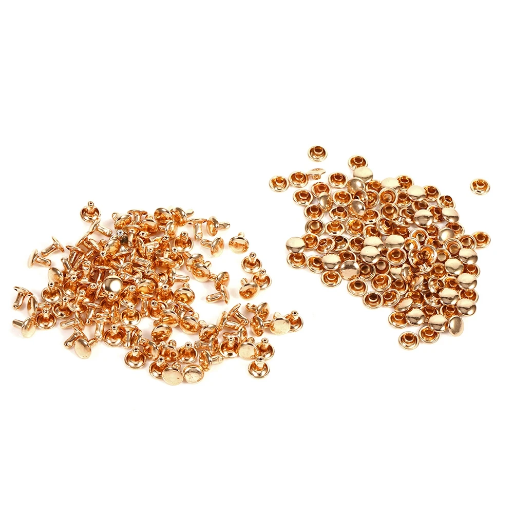 100 Sets 8x8mm Double Cap Rivet Metal Leather Craft Repairs Studs Spike Decoration
100 Sets 8x8mm Double Cap Rivet Metal Leather Craft Repairs Studs Spike Decoration