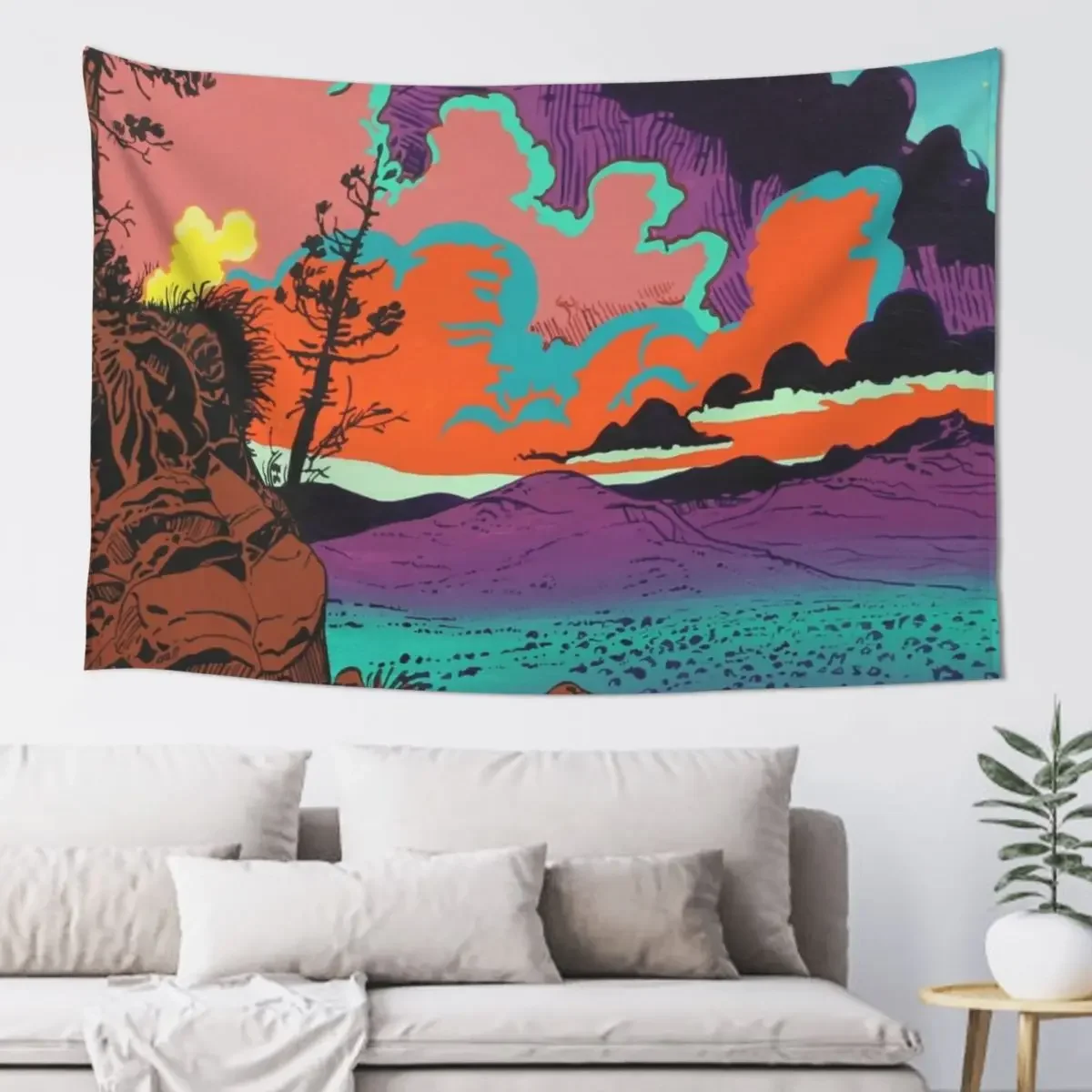 Red Clouds Tapestry Outdoor Decor Bathroom Decor Art Mural Tapestry 
Red Clouds Tapestry Outdoor Decor Bathroom Decor Art Mural Tapestry