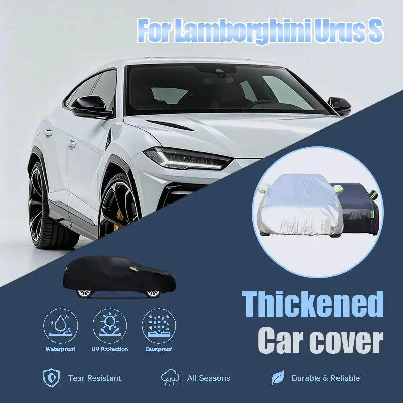 For Lamborghini Urus S Full Car Cover Reflective Strips Waterproof Snowproof Dustproof UV Protection Outdoor Auto Parts
For Lamborghini Urus S Full Car Cover Reflective Strips Waterproof Snowproof Dustproof UV Protection Outdoor Auto Parts