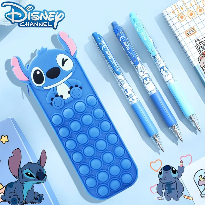 New Disney Stitch Decompression Pen Bag Multifunctional Silicone Pencil Case Kawaii Lilo & Stitch Students Stationery Supplies
New Disney Stitch Decompression Pen Bag Multifunctional Silicone Pencil Case Kawaii Lilo & Stitch Students Stationery Supplies