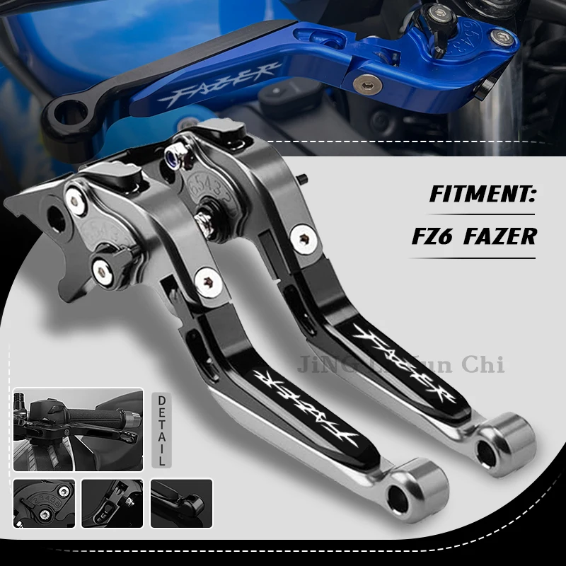 For Yamaha FZ6 FAZER FZ6 2004-2010 Clutch Lever Brake Lever Set Adjustable Folding Handle Levers Motorcycle Accessories Parts
For Yamaha FZ6 FAZER FZ6 2004-2010 Clutch Lever Brake Lever Set Adjustable Folding Handle Levers Motorcycle Accessories Parts