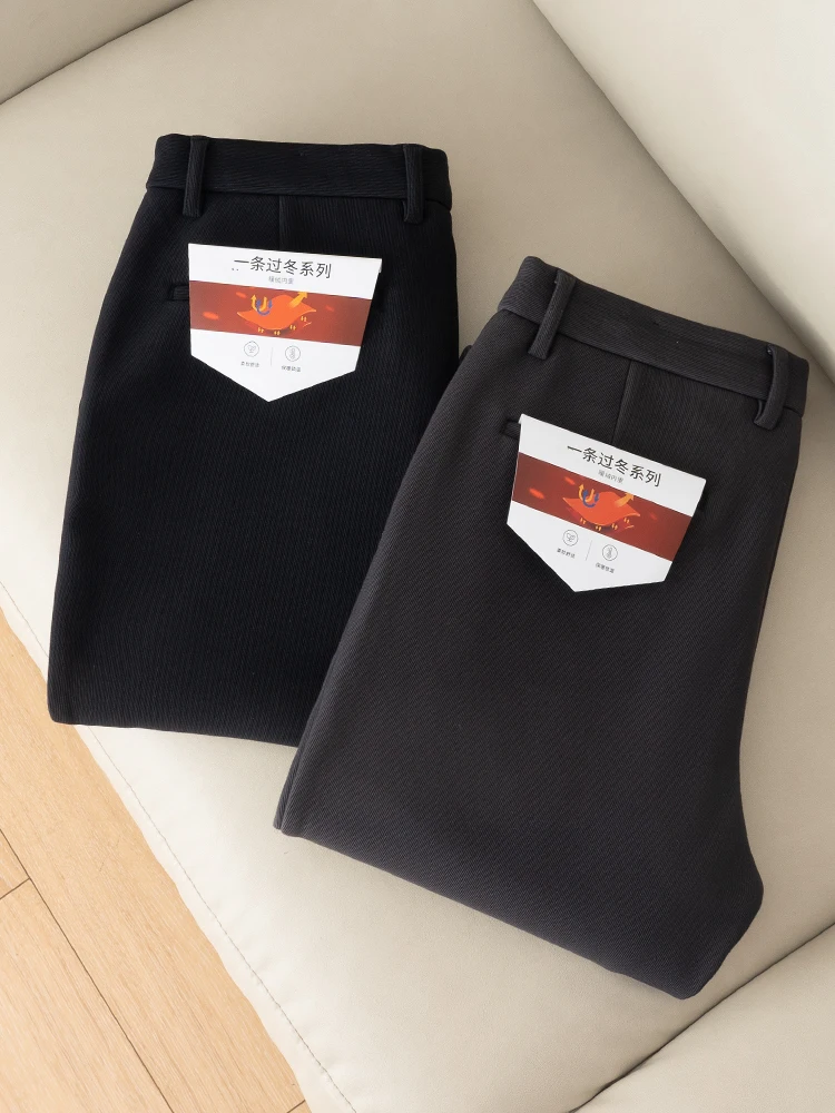 Men's Fce Lined Straight Leg Casual Pants Warm Commuter Busin Trousers for Autumn Winter Daily Wear Casual Pants
Men's Fce Lined Straight Leg Casual Pants Warm Commuter Busin Trousers for Autumn Winter Daily Wear Casual Pants