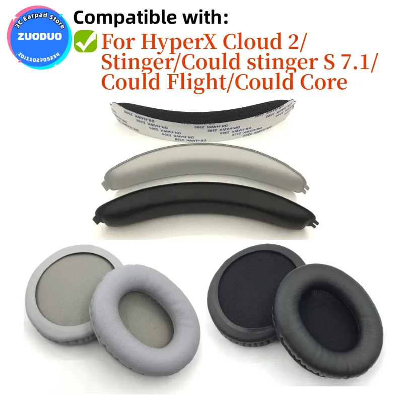 Replacement Headband Pad for HyperX Cloud 2/Stinger/Could stinger S 7.1/Could Flight/Could Core Sponge Ear Pads Repair Parts
Replacement Headband Pad for HyperX Cloud 2/Stinger/Could stinger S 7.1/Could Flight/Could Core Sponge Ear Pads Repair Parts