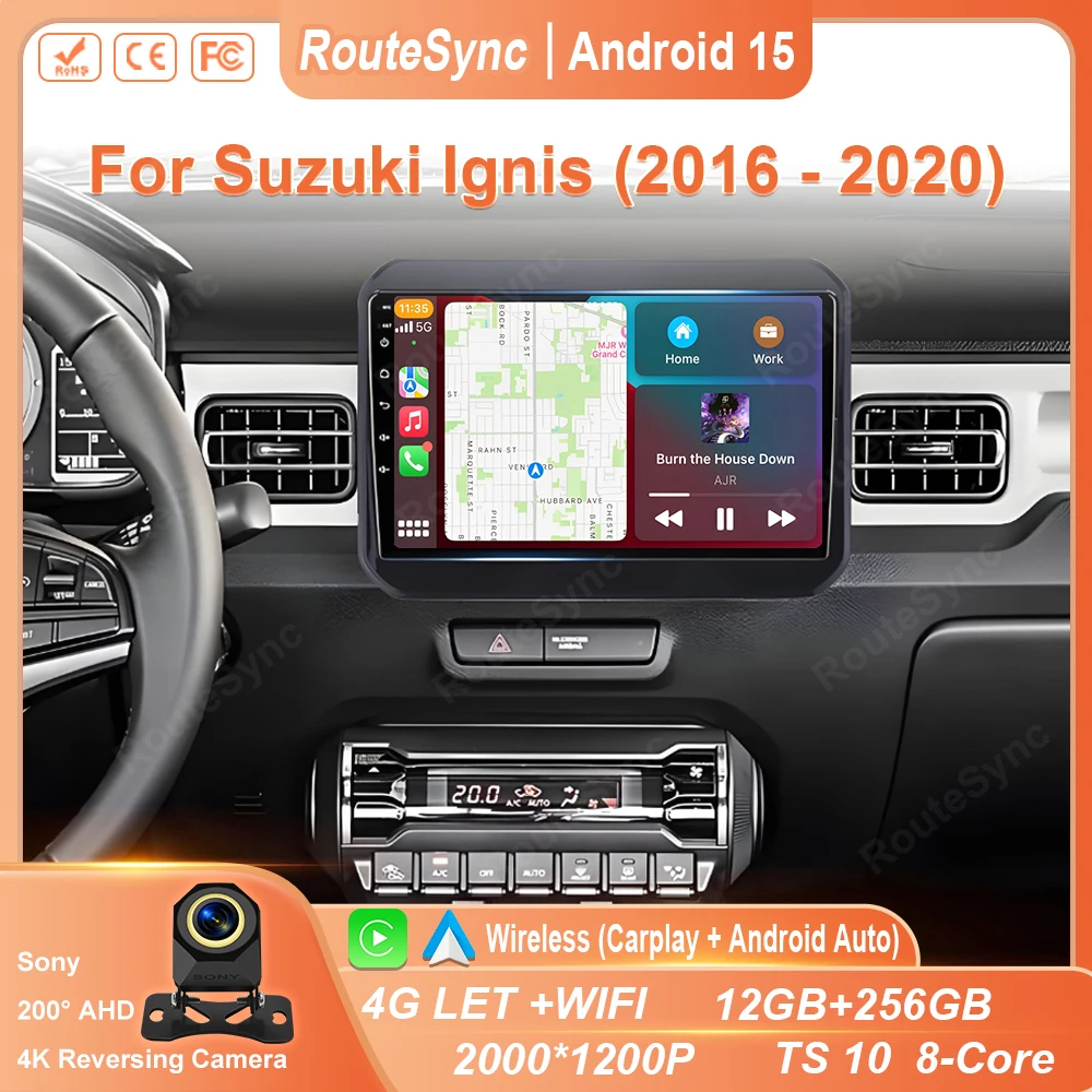 Android 15 For Suzuki Ignis 2016 2017 2018 2019 2020 Car Radio Stereo Receiver Multimedia Video QLED Screen Auto No 2Din 2 Din
Android 15 For Suzuki Ignis 2016 2017 2018 2019 2020 Car Radio Stereo Receiver Multimedia Video QLED Screen Auto No 2Din 2 Din