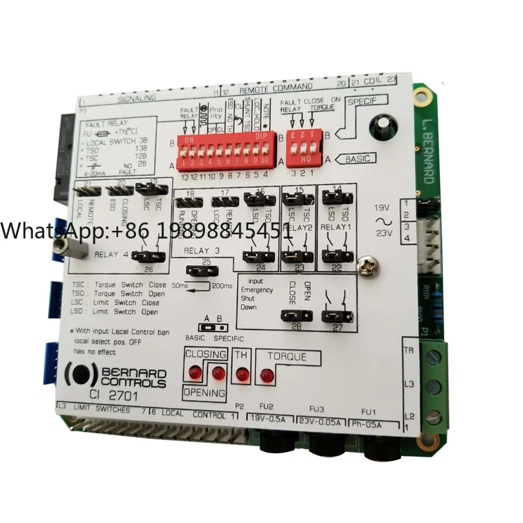 CI2701 Logic Control Board Electric Actuator Control Panel
CI2701 Logic Control Board Electric Actuator Control Panel