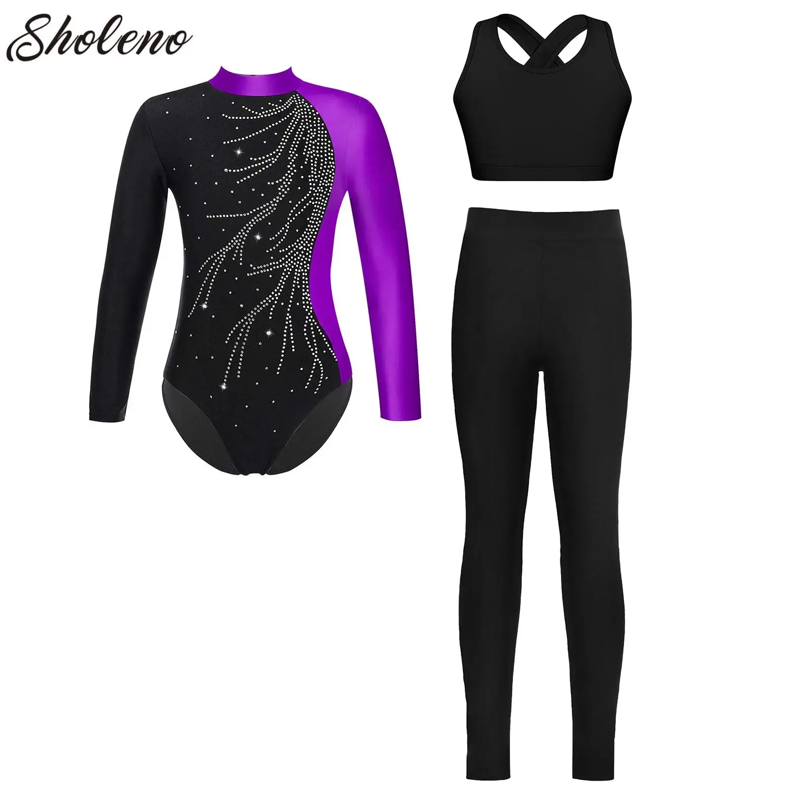 Kids Girls Gymnastics Leotard Ballet Dance Bodysuits With Vest And Shorts Set Workout Yoga Figure Skating Long Sleeve Outfits
Kids Girls Gymnastics Leotard Ballet Dance Bodysuits With Vest And Shorts Set Workout Yoga Figure Skating Long Sleeve Outfits