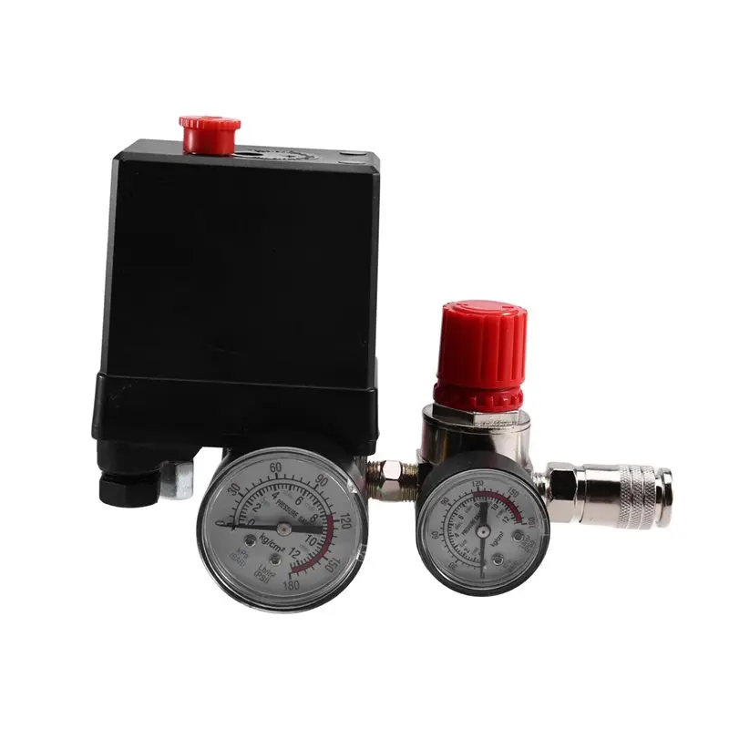 Автоматический переключатель давления в горячем стиле 2025 года в сборе для аксессуаров для насосов воздушного компрессора — дизайн с четырьмя отверстиями и американским разъемом
Автоматический переключатель давления в горячем стиле 2025 года в сборе для аксессуаров для насосов воздушного компрессора — дизайн с четырьмя отверстиями и американским разъемом