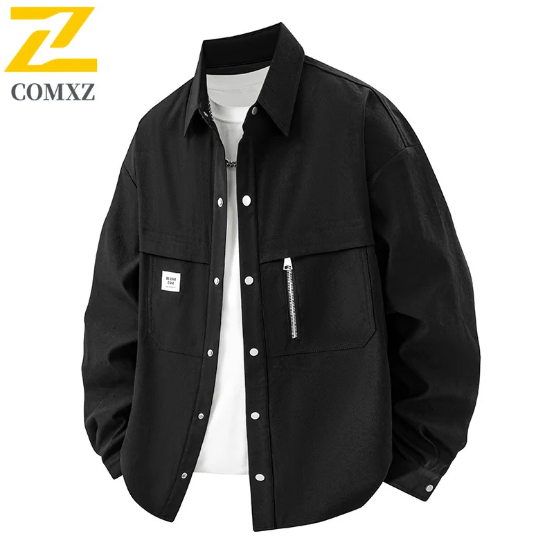 Men Jacket New Autumn Style Pocket Zipper Design Fashionable Versatile Heavy-duty Workwear Coat Commuting Travel Windproof Jacke
Men Jacket New Autumn Style Pocket Zipper Design Fashionable Versatile Heavy-duty Workwear Coat Commuting Travel Windproof Jacke