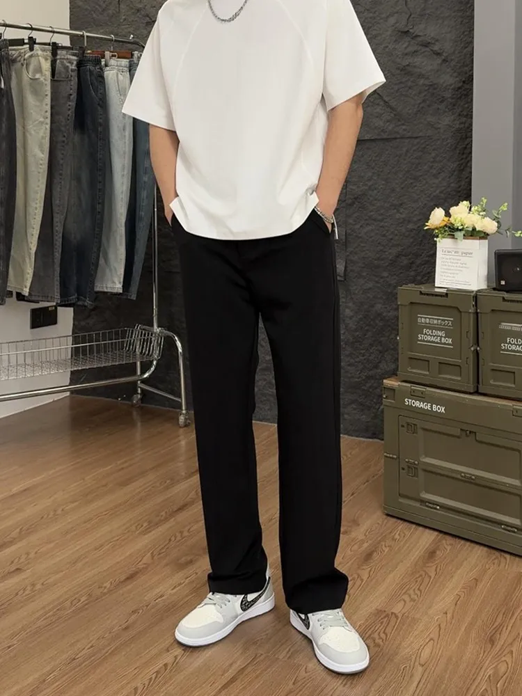 Мужские повседневные брюки Pure Bla, эластичные, на осень-зиму, с высокой талией, прямые, дышащие, удобные, стрейчевые
Мужские повседневные брюки Pure Bla, эластичные, на осень-зиму, с высокой талией, прямые, дышащие, удобные, стрейчевые