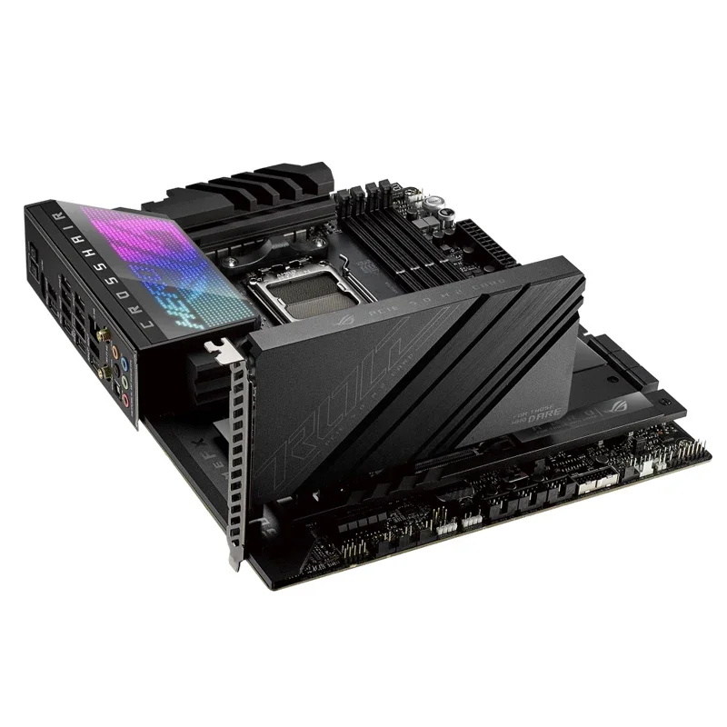 ASUS ROG CROSSHAIR X670E HERO, разъем AM5 LGA 1718 AMD Ryzen 7000, игровая материнская плата WiFi 6E + 2 этапа питания PCIe 5,0 DDR5
ASUS ROG CROSSHAIR X670E HERO, разъем AM5 LGA 1718 AMD Ryzen 7000, игровая материнская плата WiFi 6E + 2 этапа питания PCIe 5,0 DDR5