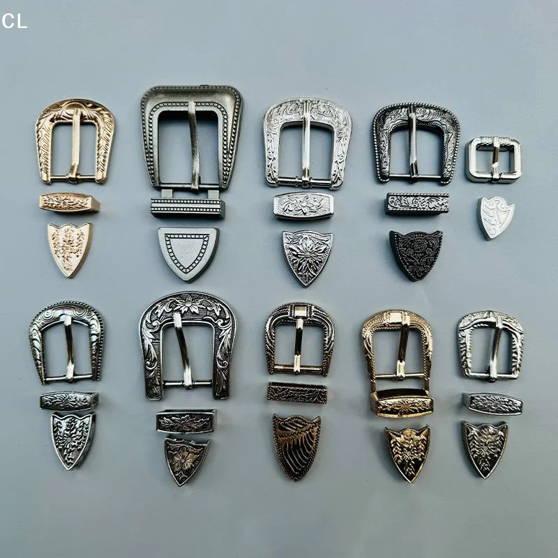 AttireTrove1 Set Three-Piece Belt Buckle Set Vintage Carved Pin Buckle Set DIY Leather Waistband Parts Accessories
AttireTrove1 Set Three-Piece Belt Buckle Set Vintage Carved Pin Buckle Set DIY Leather Waistband Parts Accessories