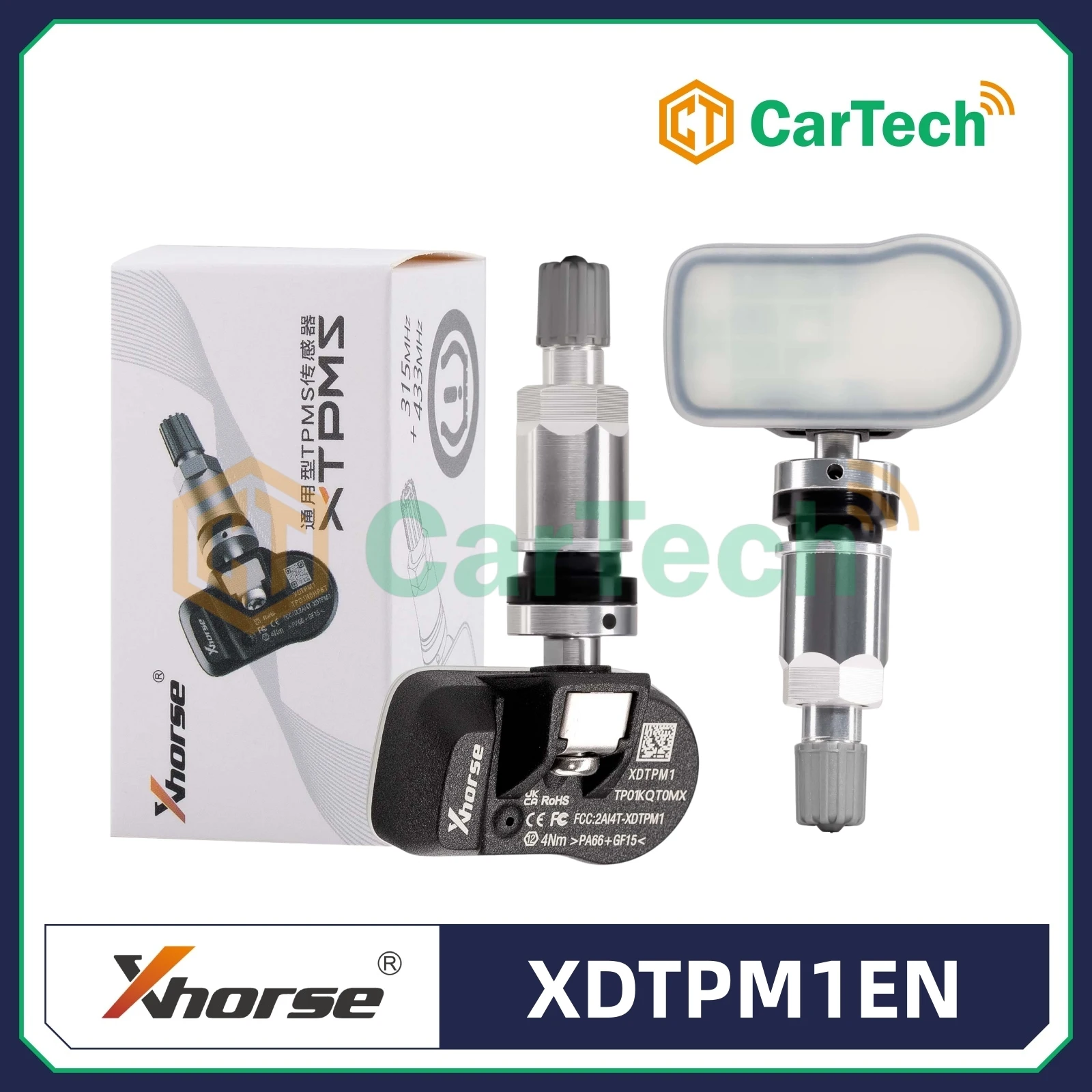 2025 XHORSE XDTPM1EN XTPMS TPMS Sensor 315MHz / 433MHz for Key Tool MIDI, Key Tool Plus and Key Tool Max Pro 1PCS / 4PCS / 8PCS
2025 XHORSE XDTPM1EN XTPMS TPMS Sensor 315MHz / 433MHz for Key Tool MIDI, Key Tool Plus and Key Tool Max Pro 1PCS / 4PCS / 8PCS