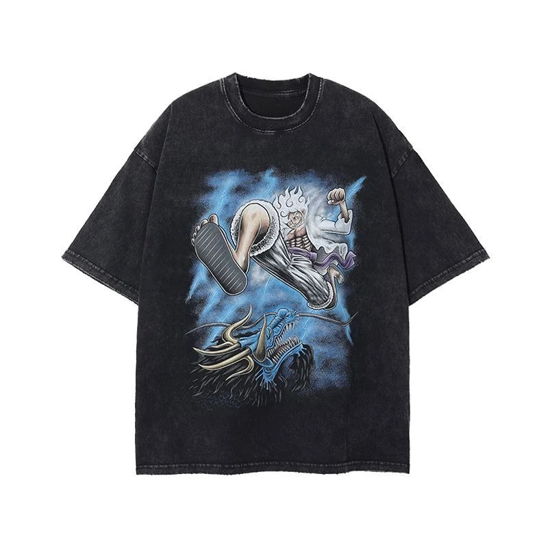 Men's casual oversized washed Harajuku T-shirt washed ONE PIECE Japanese anime one-piece graphic loose street black top T-shirt
Men's casual oversized washed Harajuku T-shirt washed ONE PIECE Japanese anime one-piece graphic loose street black top T-shirt