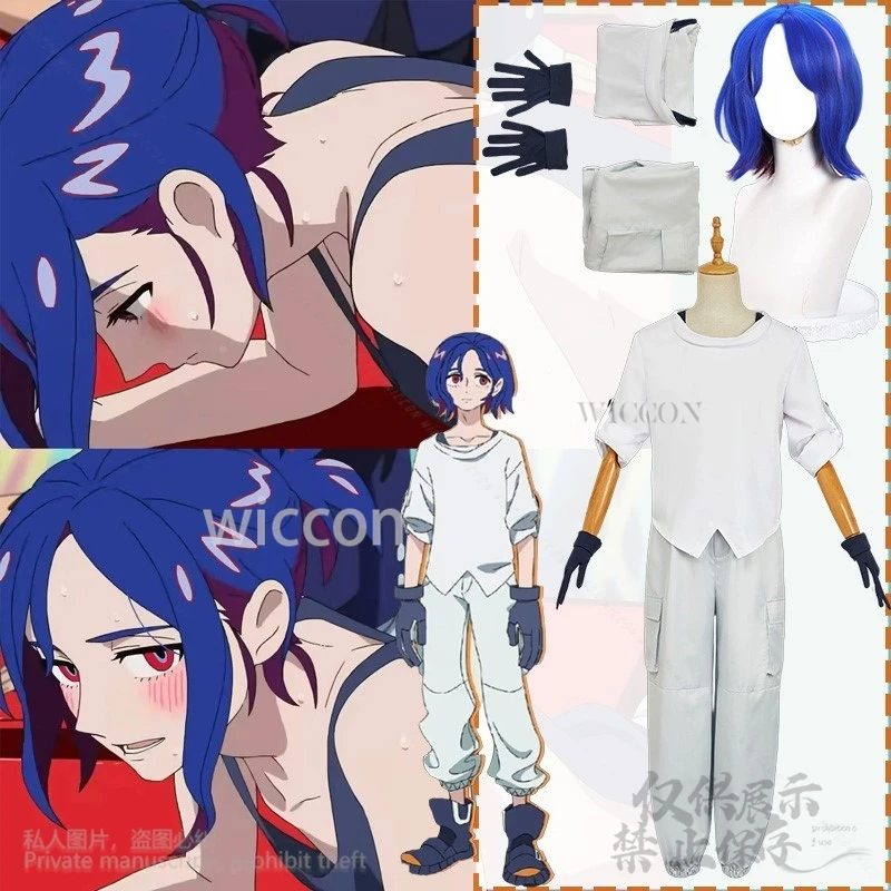 Anime GQuuuuuuX Cosplay Customized Shuji Ito Costume White Top Pants Gloves Blue Wigs Cos Fantasy Roleplay Set Halloween Party
Anime GQuuuuuuX Cosplay Customized Shuji Ito Costume White Top Pants Gloves Blue Wigs Cos Fantasy Roleplay Set Halloween Party