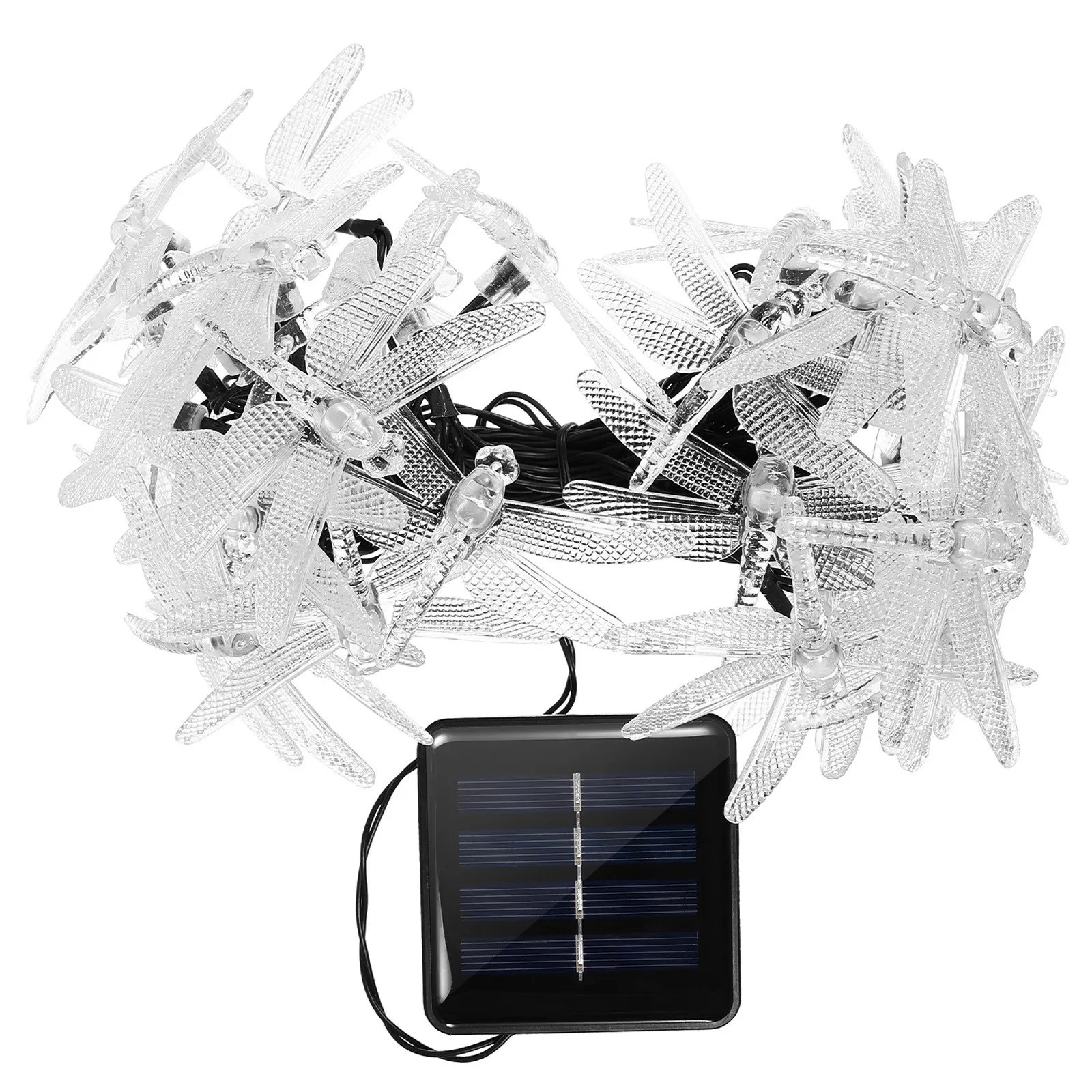 Solar Dragonfly LED String Lights 5M Waterproof Outdoor Indoor Garden Patio Balcony Decoration 8 Lighting Modes Warm White
Solar Dragonfly LED String Lights 5M Waterproof Outdoor Indoor Garden Patio Balcony Decoration 8 Lighting Modes Warm White