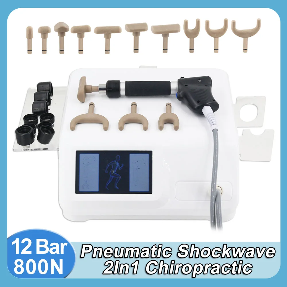 Professional 12Bar Pneumatic Shock Wave Massager Relieve Lumbar Pain ED Treatment Chiropractic Correction Gun Deep Massage
Professional 12Bar Pneumatic Shock Wave Massager Relieve Lumbar Pain ED Treatment Chiropractic Correction Gun Deep Massage
