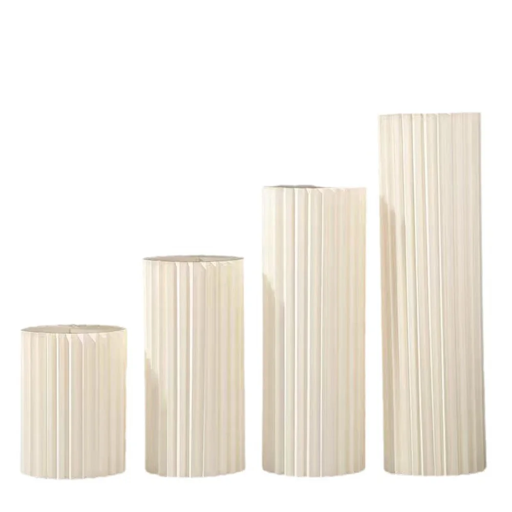 Set of 5 Foldable Wedding Flower Stand Wedding Centerpieces Cardboard Vase Flower Vase for Party Table Decorations Elegant White
Set of 5 Foldable Wedding Flower Stand Wedding Centerpieces Cardboard Vase Flower Vase for Party Table Decorations Elegant White