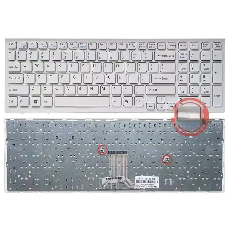 New Spanish Keyboard for SONY VPC-EB100C EB1S1 EB200 EB27 EB37 EB
New Spanish Keyboard for SONY VPC-EB100C EB1S1 EB200 EB27 EB37 EB