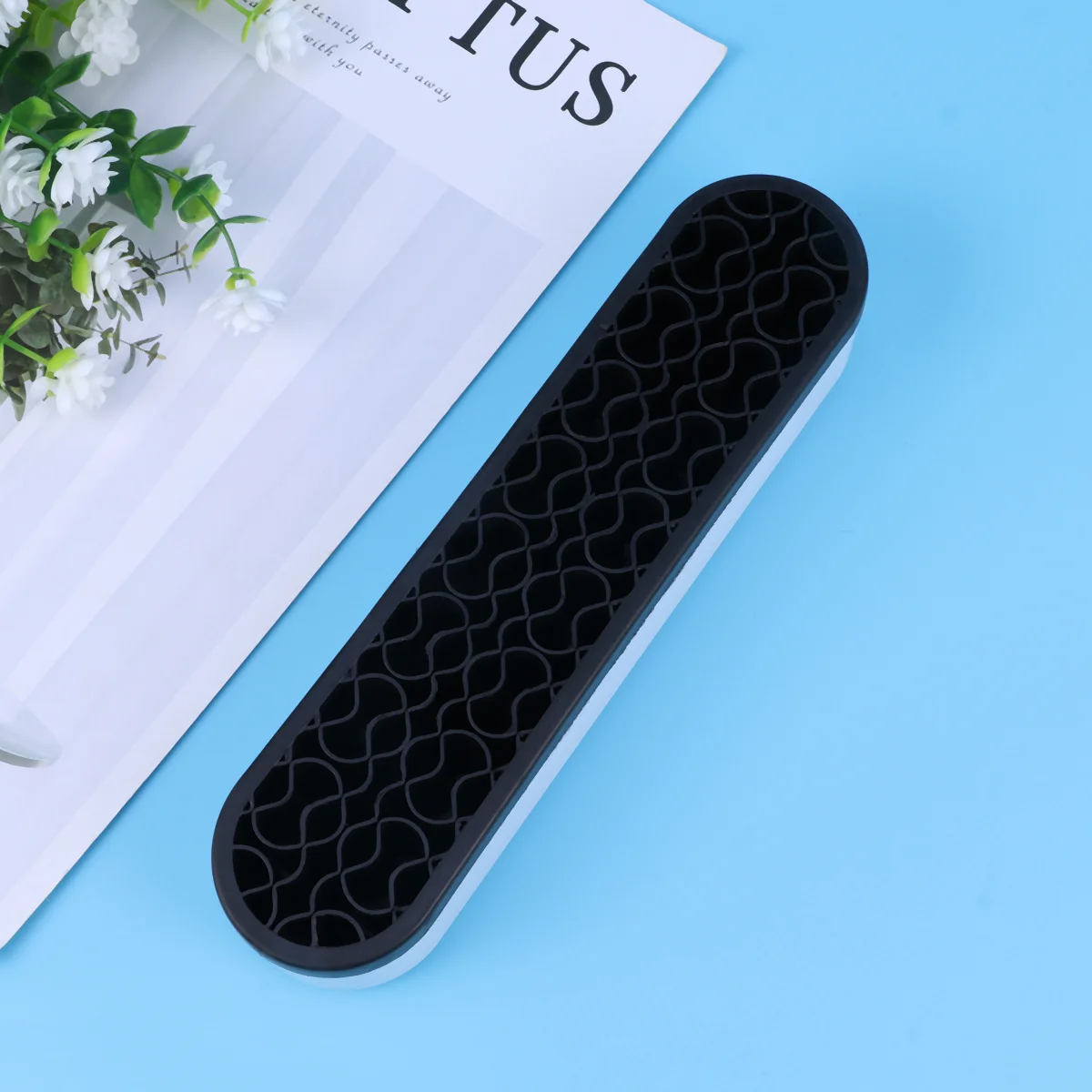 1Pcs Makeup Brush Organizer Holder Drying Rack for Cosmetics Storage Shelf Portable Lightweight Design Black Makeup Brush Shelf
1Pcs Makeup Brush Organizer Holder Drying Rack for Cosmetics Storage Shelf Portable Lightweight Design Black Makeup Brush Shelf