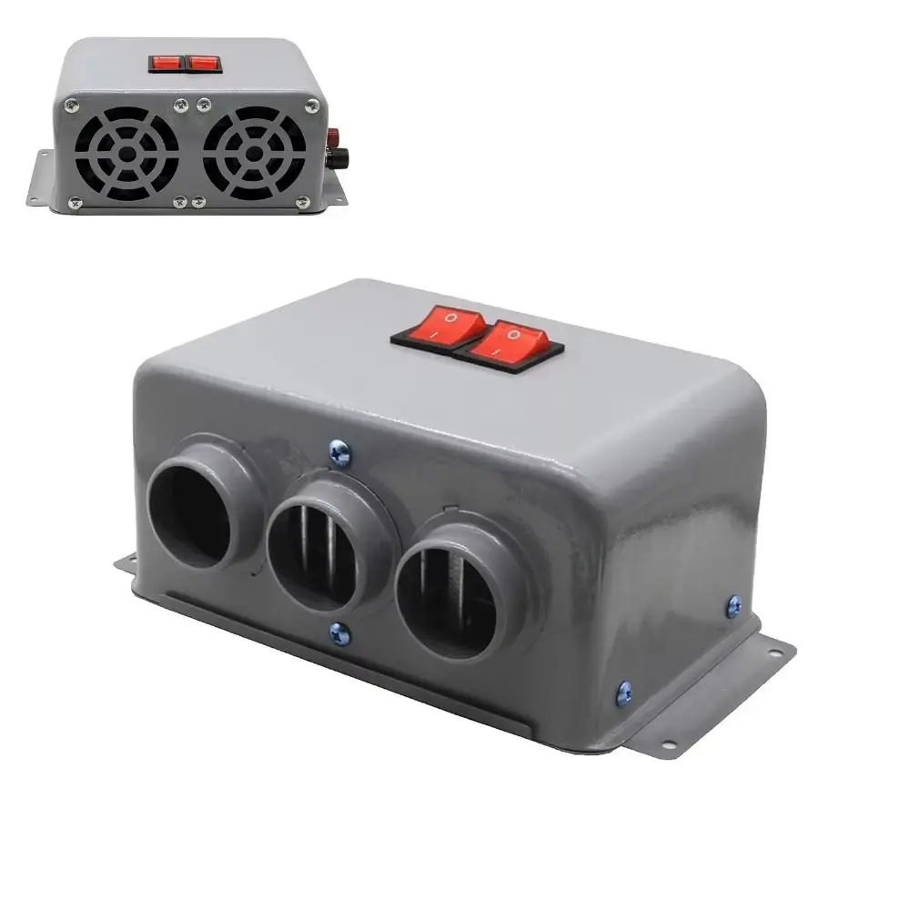 12V/24V Car Heater 600W‑800W 3 Hole Electric Heater Fan Low Noise Anti-Fog Portable Demister Defroster For Housing Car Truck
12V/24V Car Heater 600W‑800W 3 Hole Electric Heater Fan Low Noise Anti-Fog Portable Demister Defroster For Housing Car Truck
