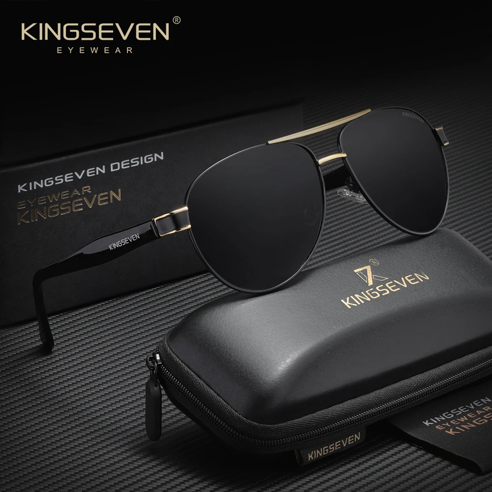 KINGSEVEN брендовые модные солнцезащитные очки-пилоты для мужчин и женщин, очки для вождения, поляризационные очки UV400
KINGSEVEN брендовые модные солнцезащитные очки-пилоты для мужчин и женщин, очки для вождения, поляризационные очки UV400