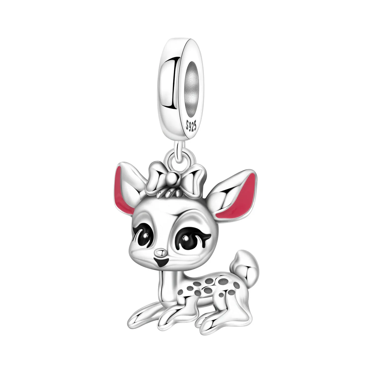 PANPOKI925 Sterling Silver Cute Sika Deer Animal Bead Original Pendants Bracelet Necklace Charm Jewelry Party DIY Gifts
PANPOKI925 Sterling Silver Cute Sika Deer Animal Bead Original Pendants Bracelet Necklace Charm Jewelry Party DIY Gifts