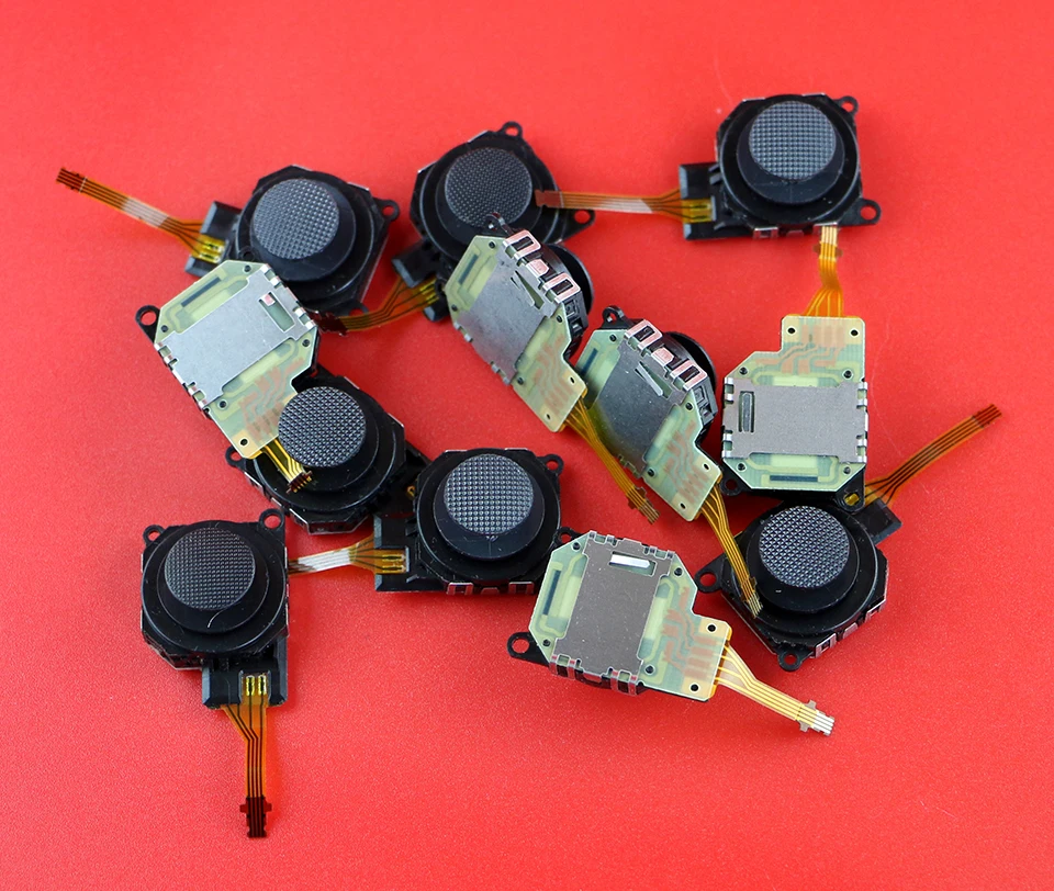 5PCS Black 3D Analog Joystick Stick Button Sensor Module for Sony for PSP 3000 PSP3000 Replacement Part Original OEM
5PCS Black 3D Analog Joystick Stick Button Sensor Module for Sony for PSP 3000 PSP3000 Replacement Part Original OEM