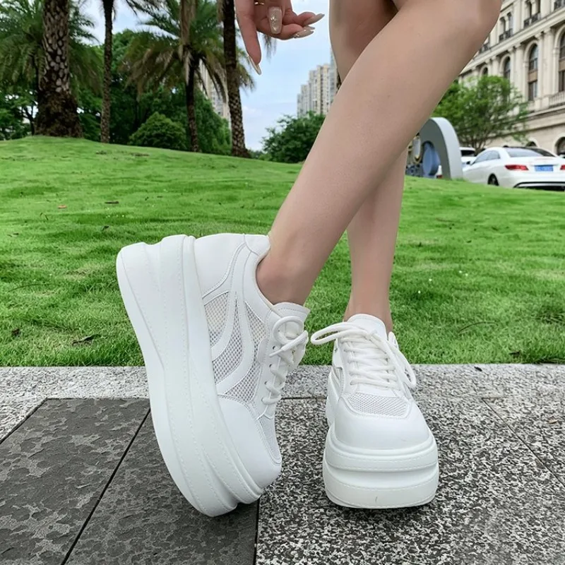Women Mesh Platform Sneakers Lace Up Low Top Thick Sole Height Boost Breathable Casual Daily Walking Sport Trainers Footwear
Women Mesh Platform Sneakers Lace Up Low Top Thick Sole Height Boost Breathable Casual Daily Walking Sport Trainers Footwear