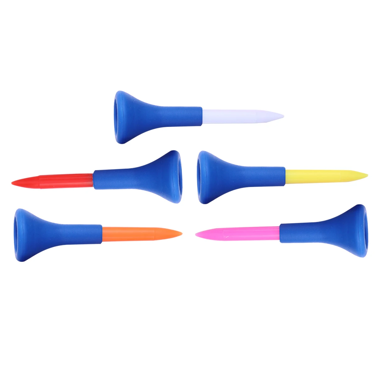 5 Pcs Golf Tees for Practice Unbreakable Accessory Training Tool Equipment Ball Stud
5 Pcs Golf Tees for Practice Unbreakable Accessory Training Tool Equipment Ball Stud
