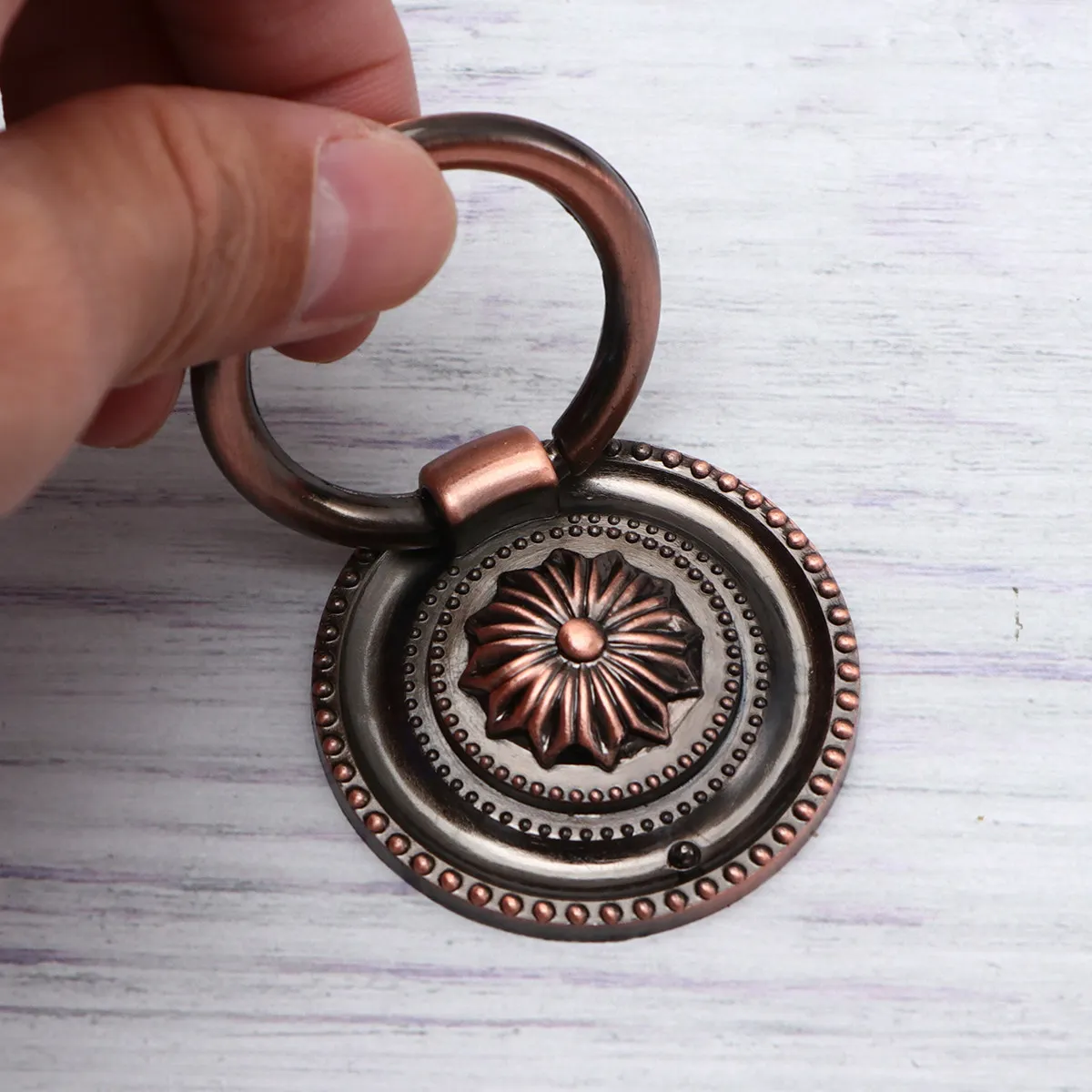 5Pcs Round Vintage Cabinet Pull Handle Single Hole Door Handle Red Bronze Diameter 47Mm Multi Purpose Wardrobe Drawer Pulls
5Pcs Round Vintage Cabinet Pull Handle Single Hole Door Handle Red Bronze Diameter 47Mm Multi Purpose Wardrobe Drawer Pulls