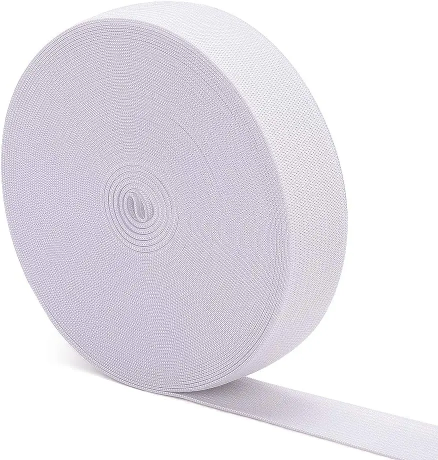 White Elastic Bands 1 Inch x 12 Yards High Stretch Knit Sewing Elastic for Waistbands Pants Clothes Crafts
White Elastic Bands 1 Inch x 12 Yards High Stretch Knit Sewing Elastic for Waistbands Pants Clothes Crafts