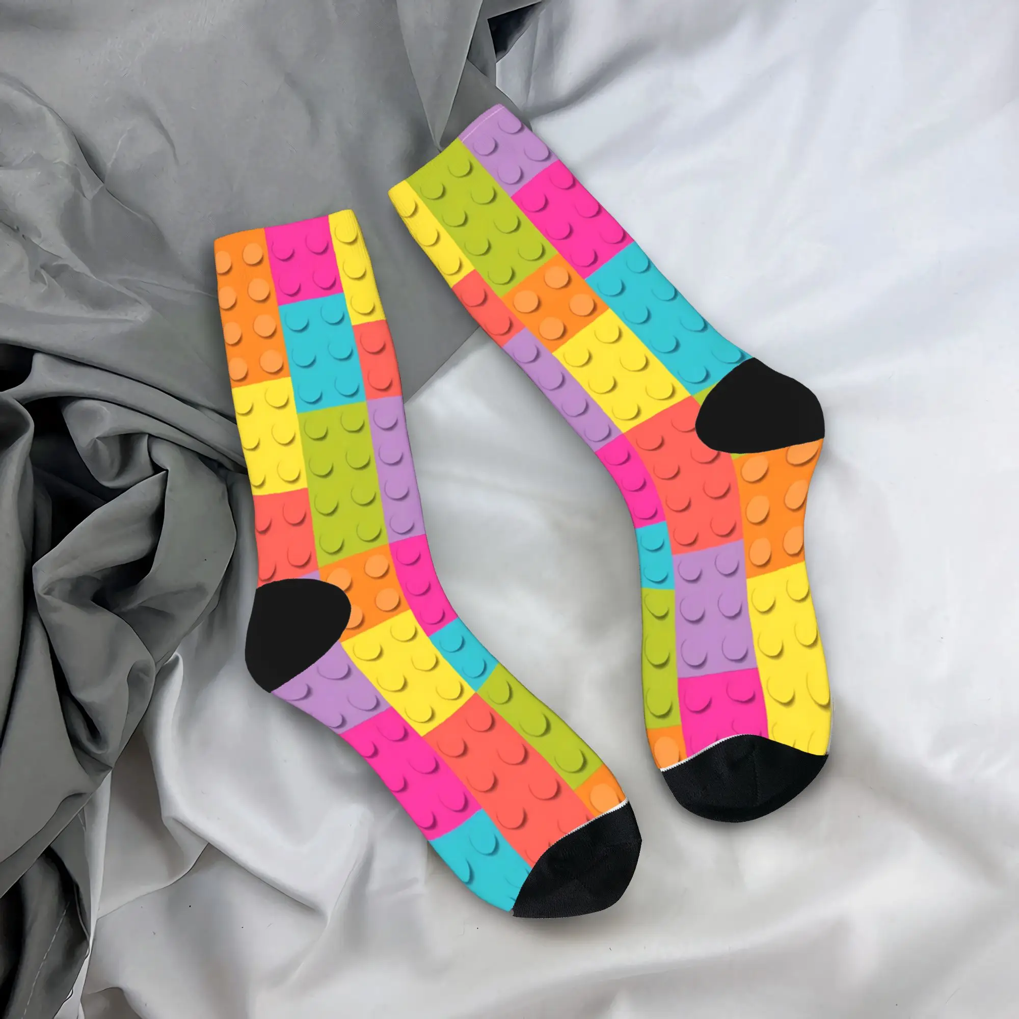 Pastel Neon Building Blocks Pattern Socks Non-Slip Stockings Men High Quality Cycling Socks Winter Funny Graphic Socks
Pastel Neon Building Blocks Pattern Socks Non-Slip Stockings Men High Quality Cycling Socks Winter Funny Graphic Socks