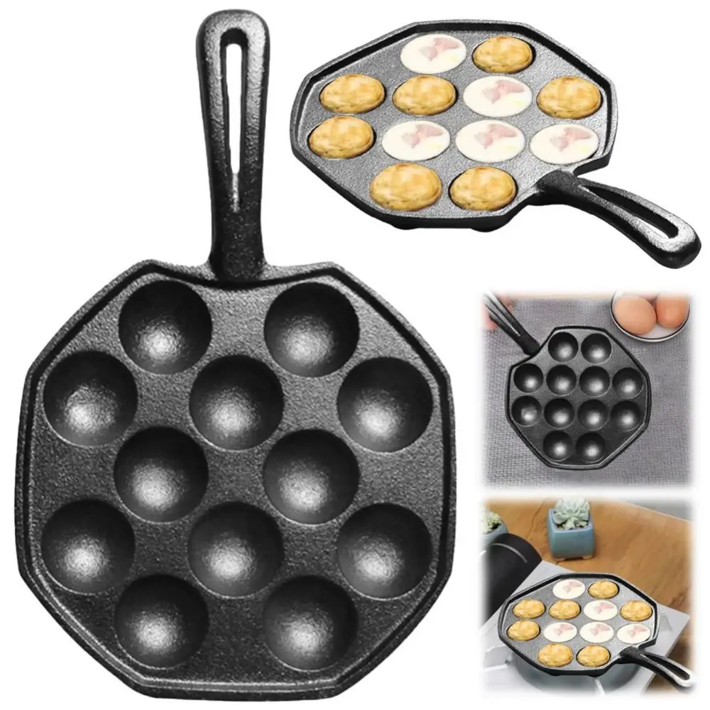 12 Holes Octopus Baking Mold DIY Non-Stick Octopus Ball Maker Durable Cast Iron Takoyaki Grill Pan Plate Kitchen Tools
12 Holes Octopus Baking Mold DIY Non-Stick Octopus Ball Maker Durable Cast Iron Takoyaki Grill Pan Plate Kitchen Tools