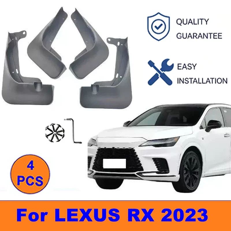 4Pcs Mud Flaps For LEXUS RX 2023 - Splash Guards Front&Rear Wheel Fender Mudguards Car Exterior Protection Accessories
4Pcs Mud Flaps For LEXUS RX 2023 - Splash Guards Front&Rear Wheel Fender Mudguards Car Exterior Protection Accessories