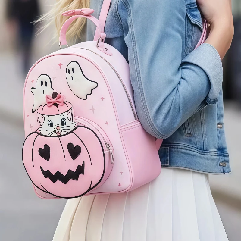 Рюкзак Loungefly Disney Aristocats Marie, мини-рюкзак на Хэллоуин с дизайном тыквы, розовый, из искусственного меха, с принтом призраков и звезд, милый рюкзак для девочек и женщин
Рюкзак Loungefly Disney Aristocats Marie, мини-рюкзак на Хэллоуин с дизайном тыквы, розовый, из искусственного меха, с принтом призраков и звезд, милый рюкзак для девочек и женщин