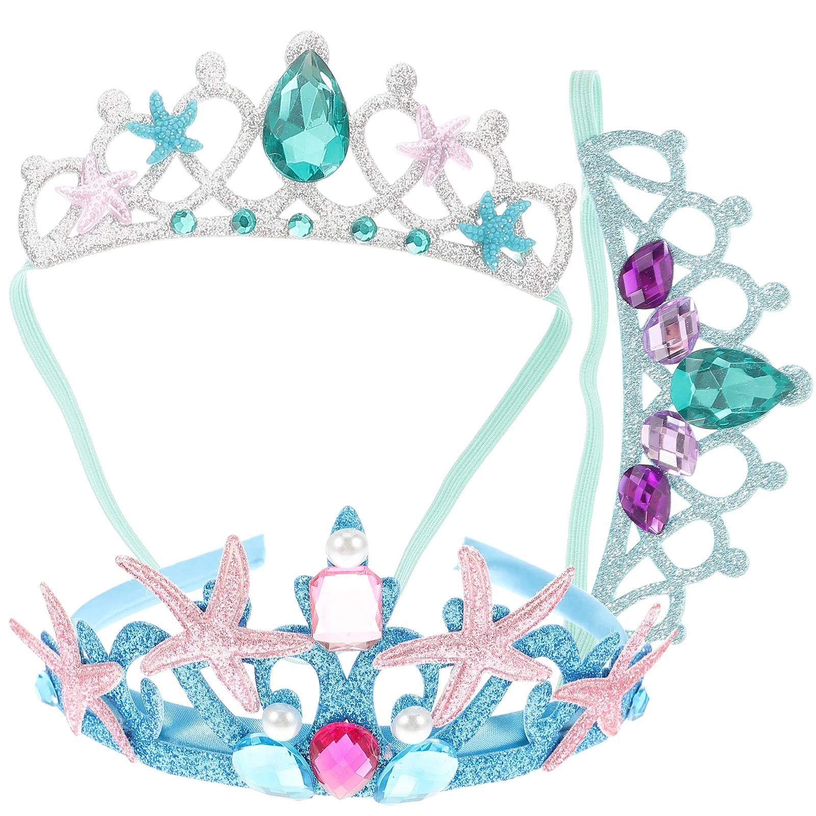 3 Pcs Glitter Tiara Elastic Crown Headdress Birthday Rhinestones Hairb Girls Headb s Party Accessories Blue AH016 AH048
3 Pcs Glitter Tiara Elastic Crown Headdress Birthday Rhinestones Hairb Girls Headb s Party Accessories Blue AH016 AH048