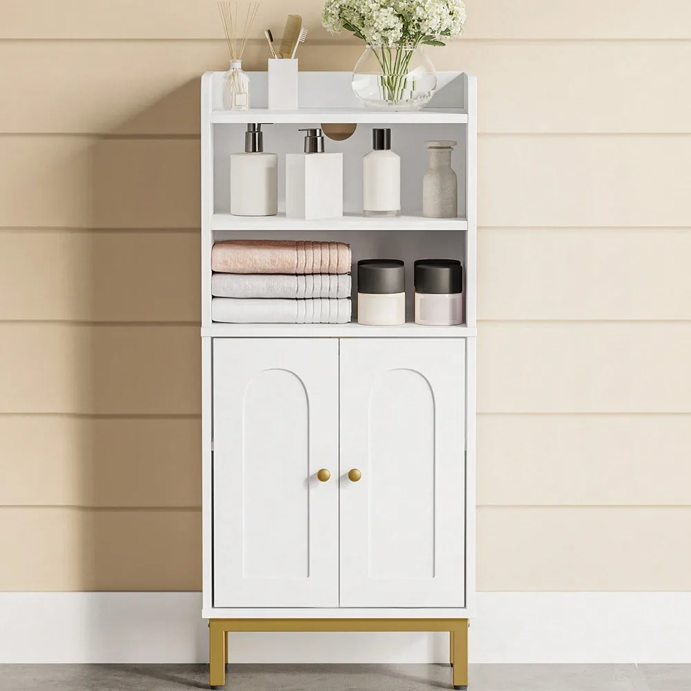 Bathroom Storage Cabinet, Small Floor Cabinet With 2 Door And Shelves, Toilet Paper Cabinets, Bathroom Organizer With A
Bathroom Storage Cabinet, Small Floor Cabinet With 2 Door And Shelves, Toilet Paper Cabinets, Bathroom Organizer With A