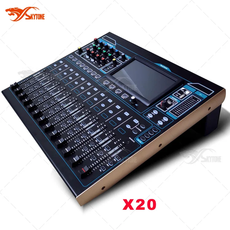 Цифровой звуковой микшер X20 Skytone, Профессиональный dj консольный контроллер, 20 каналов
Цифровой звуковой микшер X20 Skytone, Профессиональный dj консольный контроллер, 20 каналов