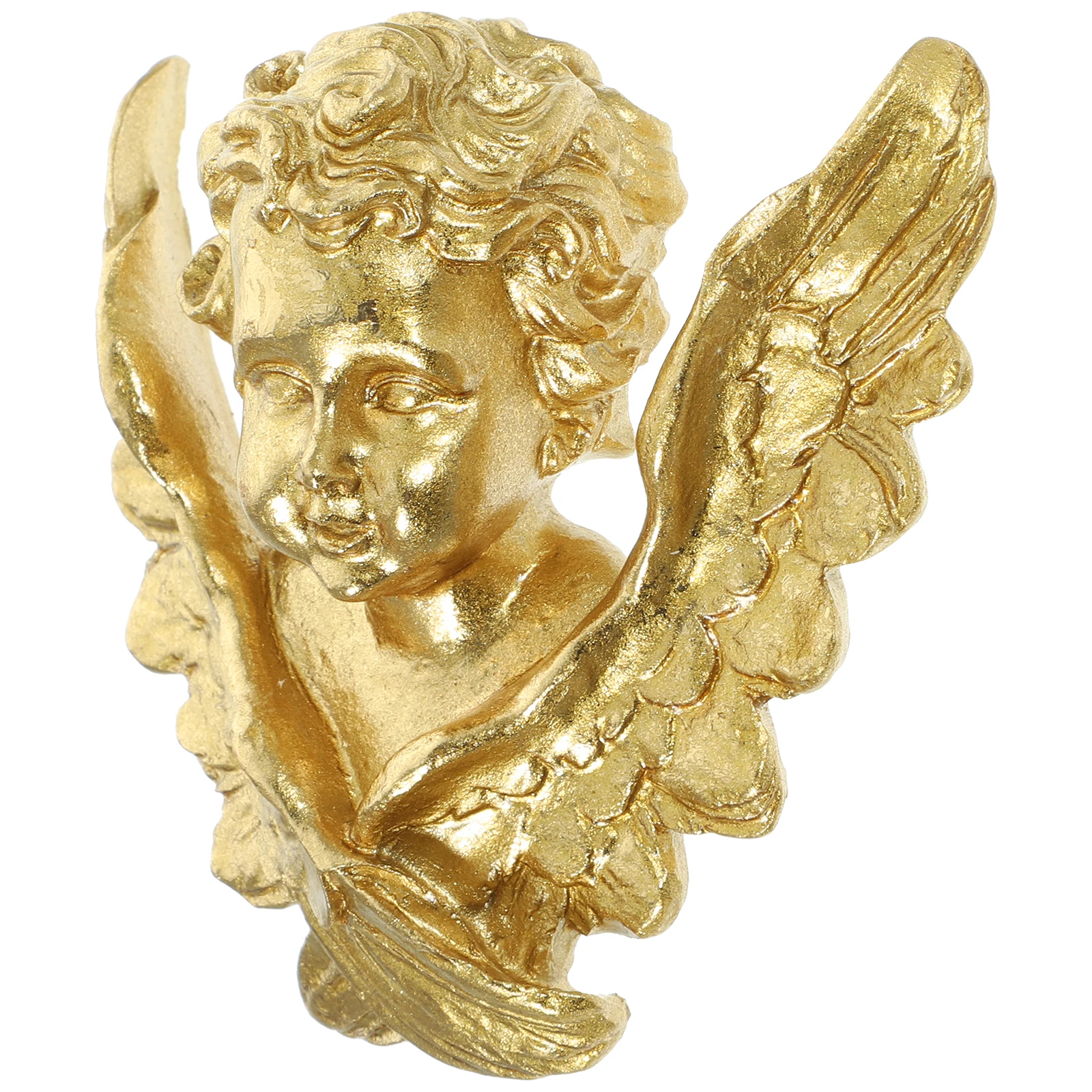 Retro Golden Figurine Resin Wall Wall Craft Ornament Decor 85x30x75mm Home OrnamentVintage Angel Shape Hanging Sculpture
Retro Golden Figurine Resin Wall Wall Craft Ornament Decor 85x30x75mm Home OrnamentVintage Angel Shape Hanging Sculpture