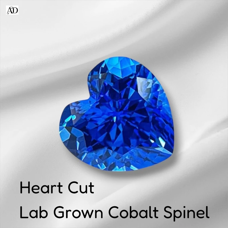Lab Grown Cobalt Spinel Heart Cut Multiple Shapes Gemstone for DIY Ring Necklace Earrings Main Materials Selectable Certificate
Lab Grown Cobalt Spinel Heart Cut Multiple Shapes Gemstone for DIY Ring Necklace Earrings Main Materials Selectable Certificate