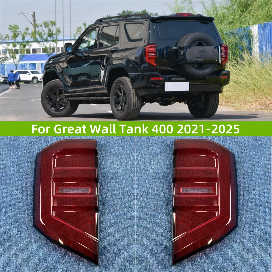 For Great Wall Tank 400 2021 2022 2023 2024 2025 Car Accessories Rear Outer Tail Lamp Cover Taillight Mask Brake Lights Shell
For Great Wall Tank 400 2021 2022 2023 2024 2025 Car Accessories Rear Outer Tail Lamp Cover Taillight Mask Brake Lights Shell