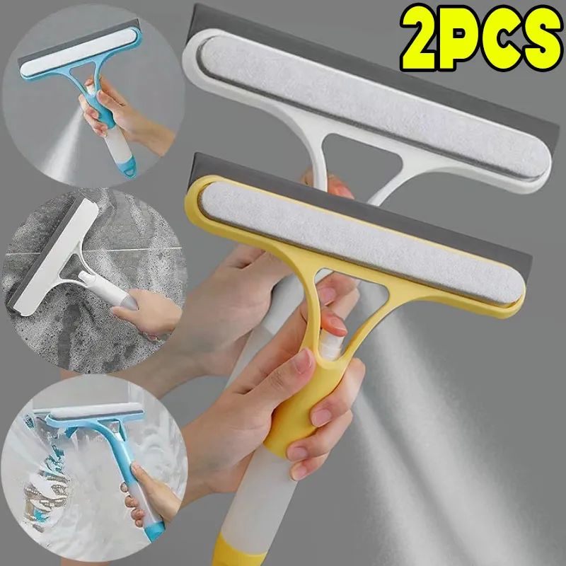 3 in 1 Window Cleaning Squeegee Multi Function Glass Mirror Wiper with Spray Bottle Microfiber Scrub Household Car Cleaner Tools
3 in 1 Window Cleaning Squeegee Multi Function Glass Mirror Wiper with Spray Bottle Microfiber Scrub Household Car Cleaner Tools