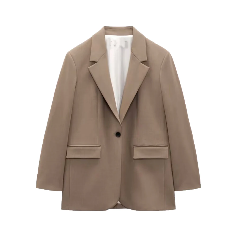 Zach AiIsa women's autumn new style fashion temperament lapel long sleeve leisure loose versatile one button suit jacket
Zach AiIsa women's autumn new style fashion temperament lapel long sleeve leisure loose versatile one button suit jacket