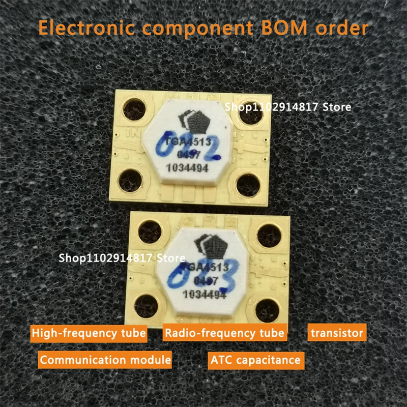 TGA4513 HF tube RF power tube amplifier RF module resistor and capacito In stock
TGA4513 HF tube RF power tube amplifier RF module resistor and capacito In stock