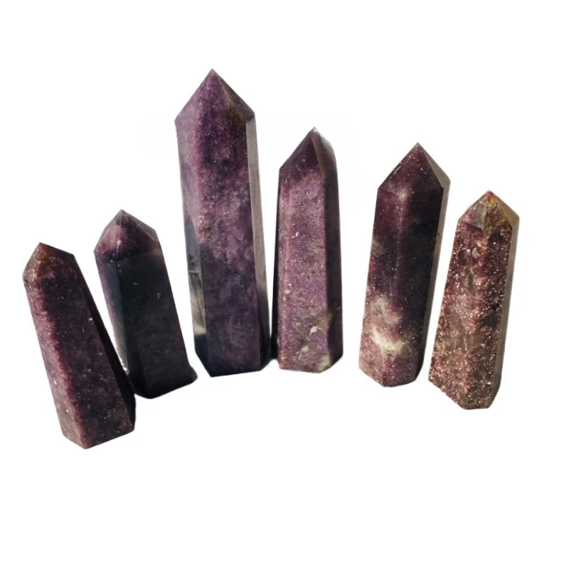 Amethyst amethyst single pointed column hexagonal prism energy stone home office ornament 
Amethyst amethyst single pointed column hexagonal prism energy stone home office ornament