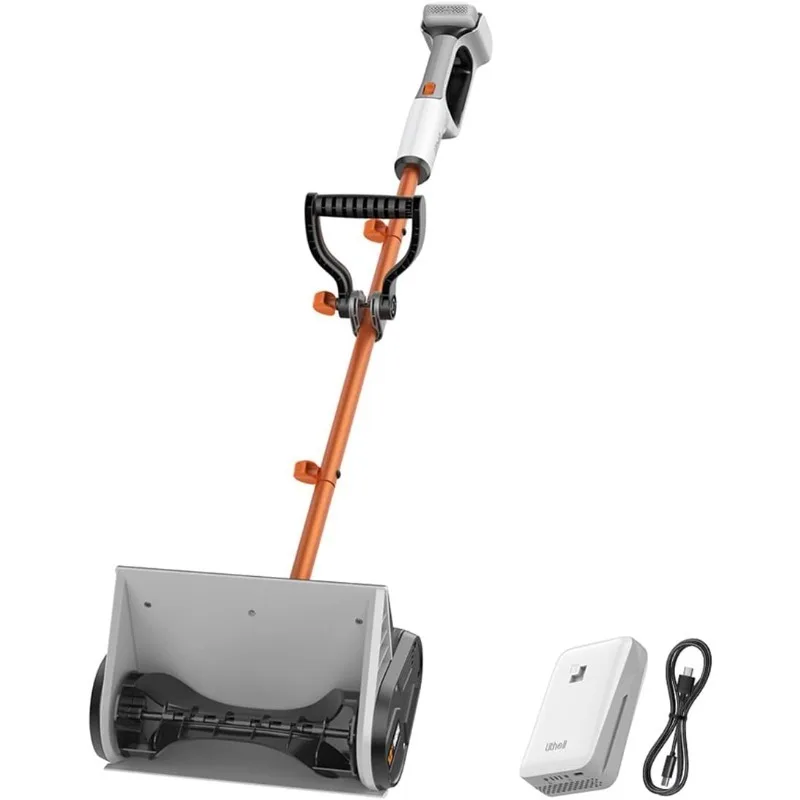Litheli Cordless Electric Snow Shovel, 20V 12-Inch Snow Thrower with Adjustable Auxiliary Handle, Battery Powered Snow Blower, 4
Litheli Cordless Electric Snow Shovel, 20V 12-Inch Snow Thrower with Adjustable Auxiliary Handle, Battery Powered Snow Blower, 4