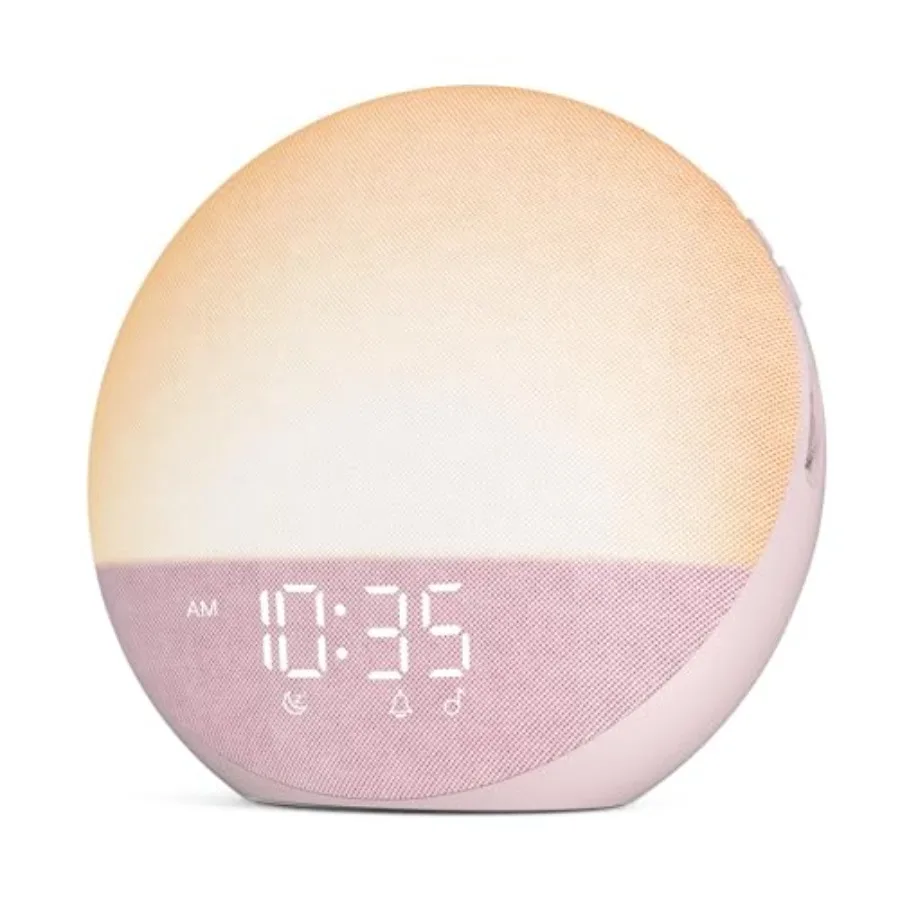 Sunrise Alarm Clock White Noise Machine: Natural Wake Up Light - Dimmable Clock with Bluetooth Speaker for Bedroom - 25 Sleep S
Sunrise Alarm Clock White Noise Machine: Natural Wake Up Light - Dimmable Clock with Bluetooth Speaker for Bedroom - 25 Sleep S
